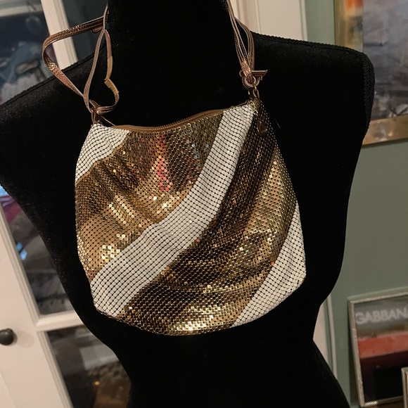 Whiting and Davis original metal mesh disco bag never used Studio 54 - Picture 3 of 4